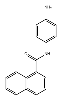 1-Naphthalenecarboxamide, N-(4-aminophenyl)- Structure