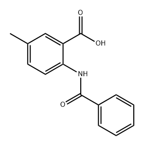 Benzoic acid, 2-(benzoylamino)-5-methyl- Structure