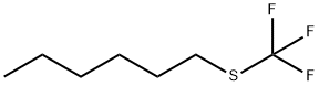 Hexane, 1-[(trifluoromethyl)thio]- Structure