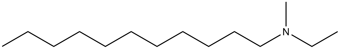 1-Undecanamine, N-ethyl-N-methyl- Structure