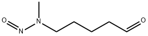 Pentanal, 5-(methylnitrosoamino)- Structure