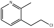Pyridine, 3-(2-chloroethyl)-2-methyl- Structure
