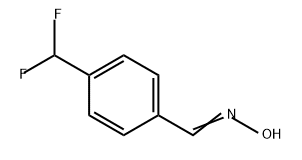 Benzaldehyde, 4-(difluoromethyl)-, oxime Structure