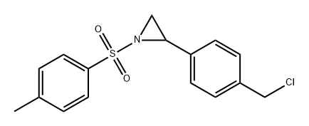 Aziridine, 2-[4-(chloromethyl)phenyl]-1-[(4-methylphenyl)sulfonyl]- Structure