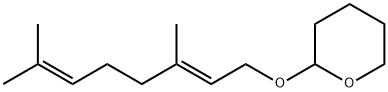 2H-Pyran, 2-[[(2E)-3,7-dimethyl-2,6-octadienyl]oxy]tetrahydro- 구조식 이미지