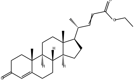 Chola-4,22-dien-24-oic acid, 3-oxo-, ethyl ester (9CI) 구조식 이미지