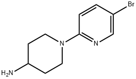 1-(5-Bromo-2-pyridinyl)-4-piperidinamine Structure