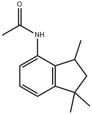 Acetamide, N-(2,3-dihydro-1,1,3-trimethyl-1H-inden-4-yl)- Structure