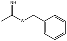 Ethanimidothioic acid, phenylmethyl ester 구조식 이미지