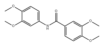 Benzamide, N-(3,4-dimethoxyphenyl)-3,4-dimethoxy- Structure