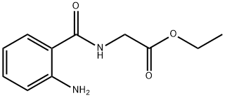 Glycine, N-(2-aminobenzoyl)-, ethyl ester Structure