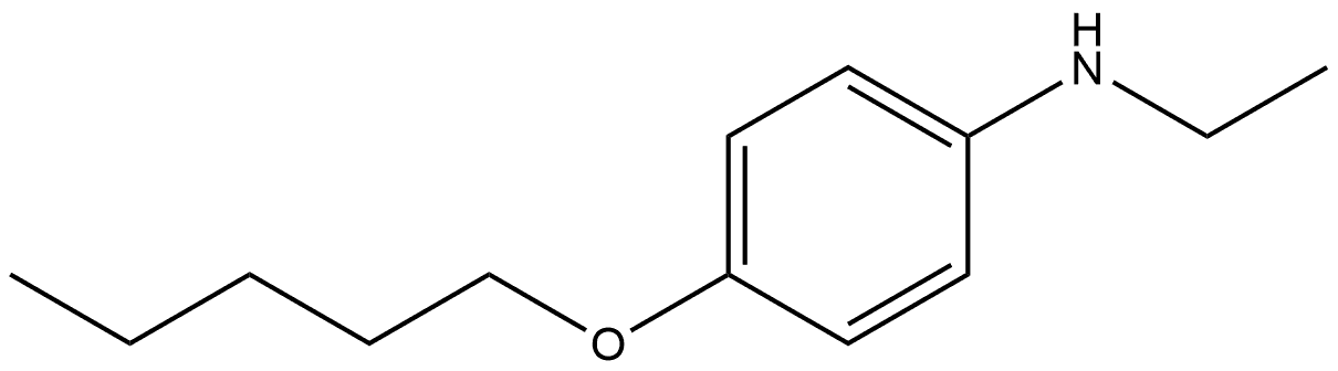 N-Ethyl-4-(pentyloxy)benzenamine Structure