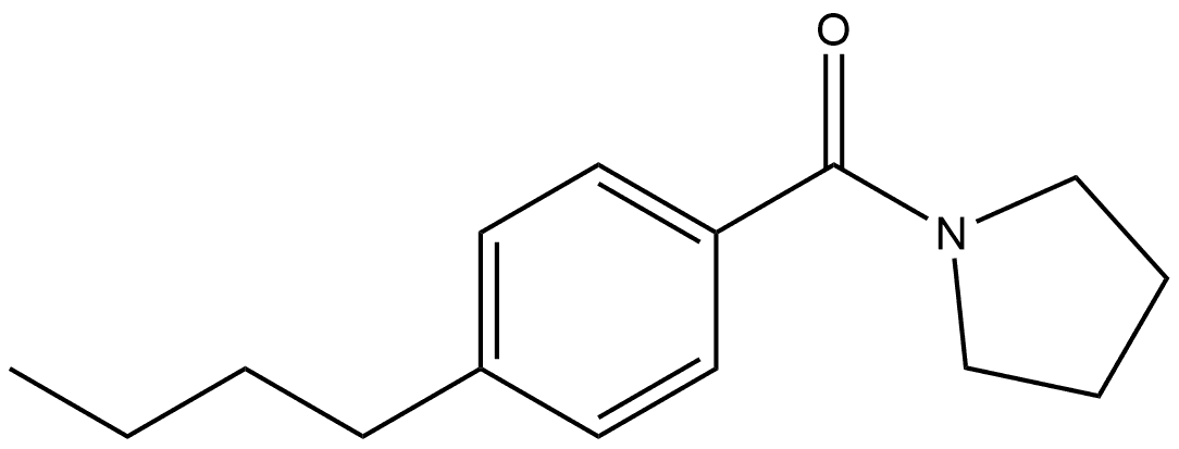 (4-Butylphenyl)-1-pyrrolidinylmethanone Structure