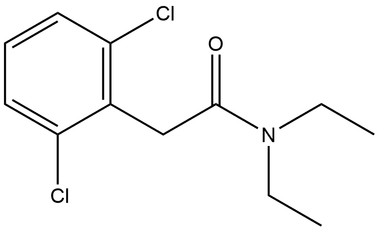 2,6-Dichloro-N,N-diethylbenzeneacetamide Structure