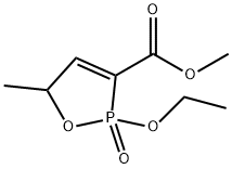 1,2-Oxaphosphole-3-carboxylicacid,2-ethoxy-2,5-dihydro-5-methyl-,methylester,2-oxide(9CI) Structure