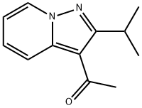 Ethanone, 1-[2-(1-methylethyl)pyrazolo[1,5-a]pyridin-3-yl]- Structure