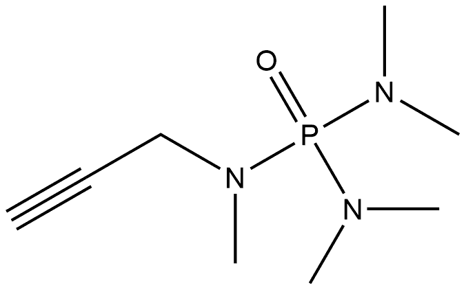Phosphoric triamide, pentamethyl-2-propynyl- (9CI) Structure