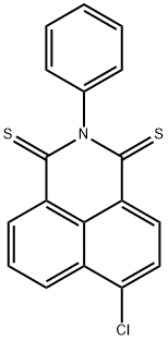 1H-Benz[de]isoquinoline-1,3(2H)-dithione, 6-chloro-2-phenyl- Structure