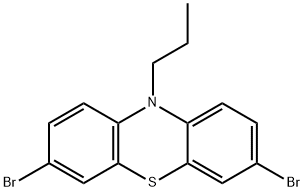 10H-PHENOTHIAZINE, 3,7-DIBROMO-10-PROPYL- Structure