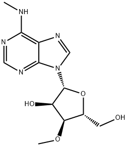 Adenosine, N-methyl-3'-O-methyl- (9CI) 구조식 이미지