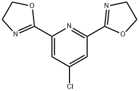 Pyridine, 4-chloro-2,6-bis(4,5-dihydro-2-oxazolyl)- Structure