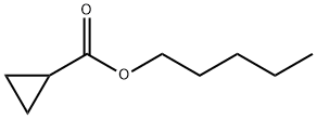 Cyclopropanecarboxylic acid pentyl ester 구조식 이미지