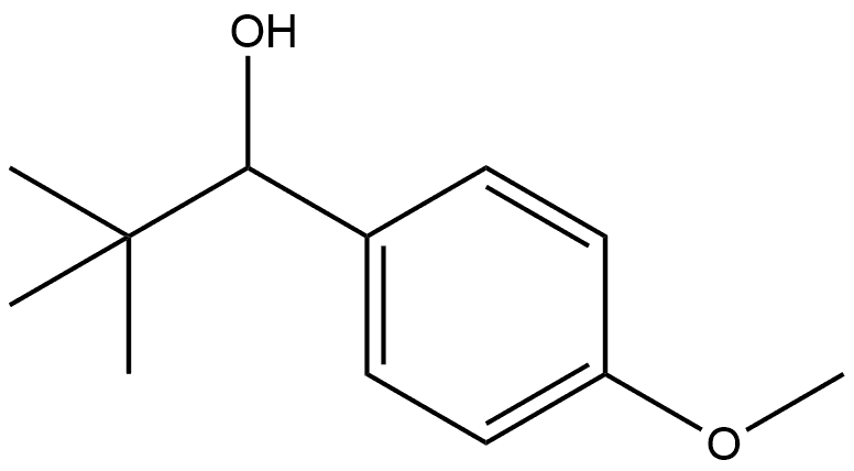 Benzenemethanol, α-(1,1-dimethylethyl)-4-methoxy- 구조식 이미지