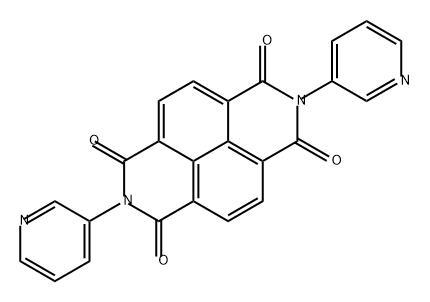 Benzo[lmn][3,8]phenanthroline-1,3,6,8(2H,7H)-tetrone, 2,7-di-3-pyridinyl- Structure