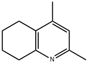 Quinoline, 5,6,7,8-tetrahydro-2,4-dimethyl- 구조식 이미지