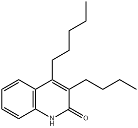 3-Butyl-4-pentylquinolin-2(1H)-one Structure