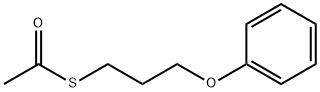 Ethanethioic acid, S-(3-phenoxypropyl) ester Structure