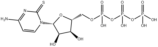 Cytidine 5'-(tetrahydrogen triphosphate), 2-thio- Structure