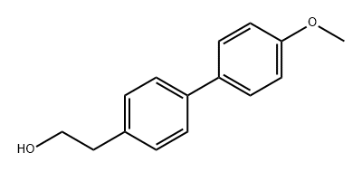 [1,1'-Biphenyl]-4-ethanol, 4'-methoxy- Structure