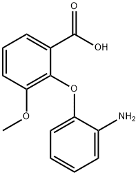 Benzoic acid, 2-(2-aminophenoxy)-3-methoxy- Structure