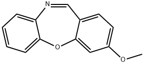 Dibenz[b,f][1,4]oxazepine, 3-methoxy- Structure