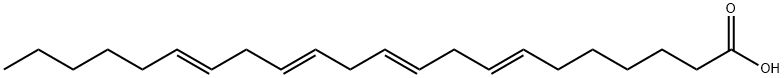 7,10,13,16-Docosatetraenoic acid, (7E,10E,13E,16E)- Structure