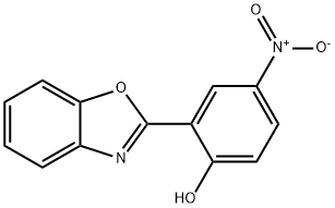 Phenol, 2-(2-benzoxazolyl)-4-nitro- Structure