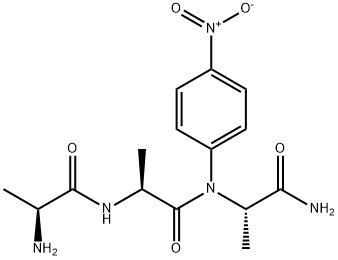 L-Alaninamide, L-alanyl-L-alanyl-N-(4-nitrophenyl)- Structure