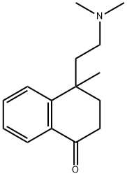 1(2H)-Naphthalenone, 4-[2-(dimethylamino)ethyl]-3,4-dihydro-4-methyl- Structure