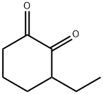 1,2-Cyclohexanedione, 3-ethyl- Structure