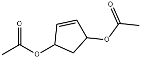 4-Cyclopentene-1,3-diol, 1,3-diacetate Structure