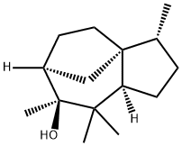 1H-3a,6-Methanoazulen-7-ol, octahydro-3,7,8,8-tetramethyl-, (3R,3aR,6S,7S,8aR)- Structure