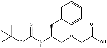 Acetic acid, [2-[[(1,1-dimethylethoxy)carbonyl]amino]-3-phenylpropoxy]-, (S)- (9CI) Structure