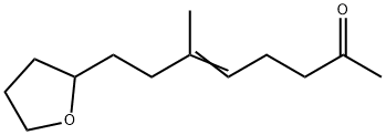 5-Octen-2-one, 6-methyl-8-(tetrahydro-2-furanyl)- Structure