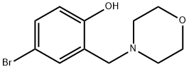 4-bromo-2-[(morpholin-4-yl)methyl]phenol 구조식 이미지
