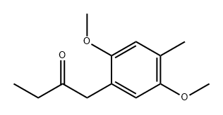 2-Butanone, 1-(2,5-dimethoxy-4-methylphenyl)- Structure