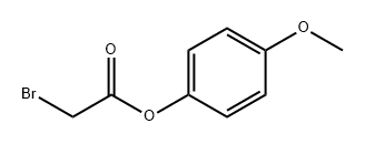 Acetic acid, 2-bromo-, 4-methoxyphenyl ester Structure