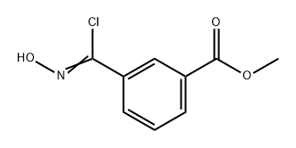 Benzoic acid, 3-[chloro(hydroxyimino)methyl]-, methyl ester Structure