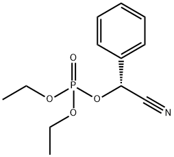 Phosphoric acid, (R)-cyanophenylmethyl diethyl ester Structure