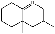 Quinoline, 2,3,4,4a,5,6,7,8-octahydro-3,4a-dimethyl- Structure